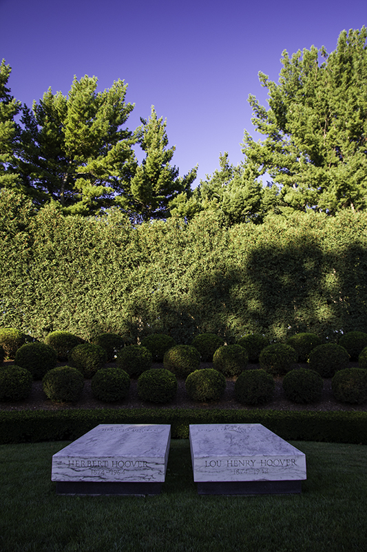 President and Mrs. Hoover gravesite